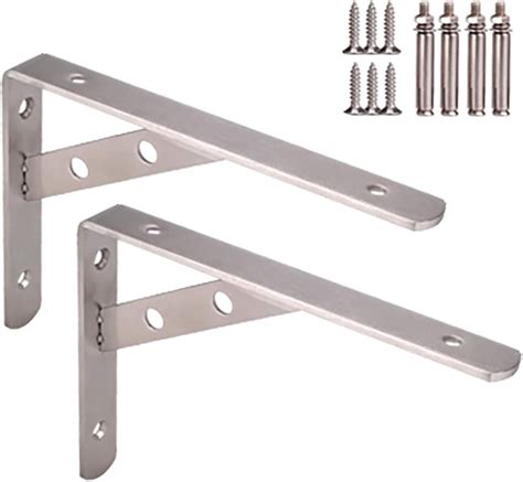 thick metal shelf brackets|metal brackets for multiple shelves.